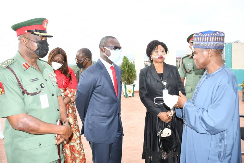 Gen. Magashi with NCCSALW Team