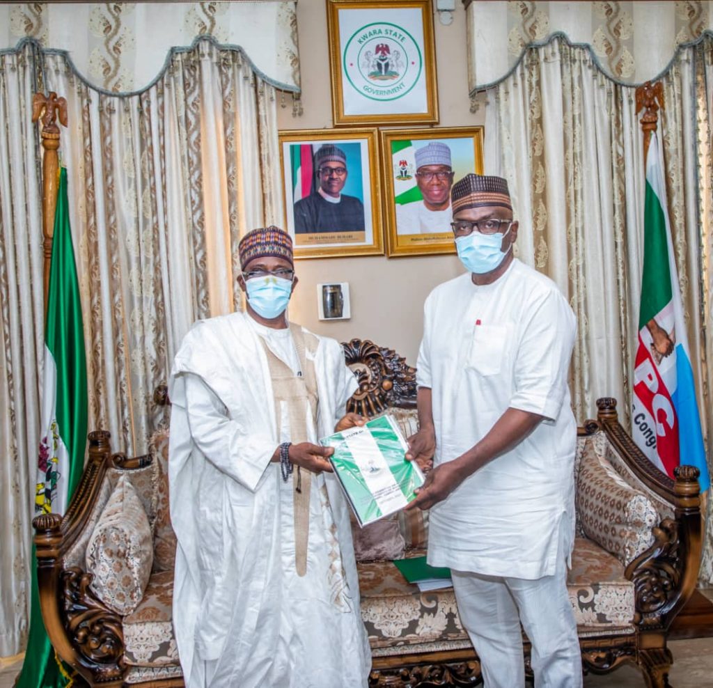 Gov. AbdulRazaq with Justice Idris Haroon