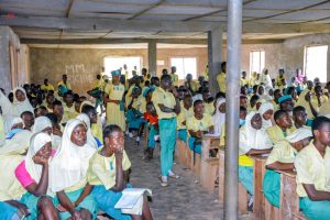 Cross section of students at the training