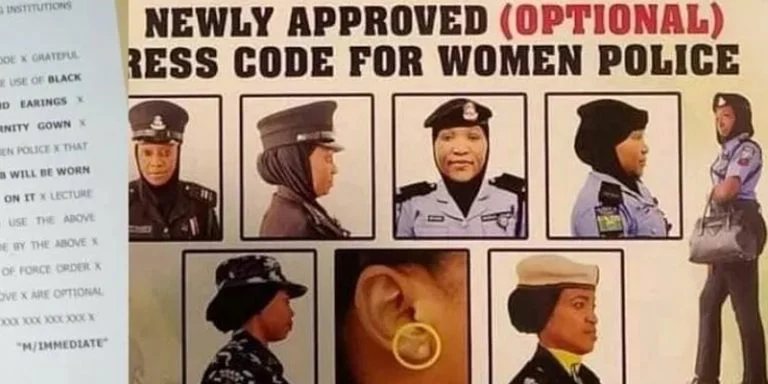Approved Dress Code for Female Nigerian Police