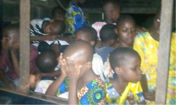 Rescued Children from Ondo Church