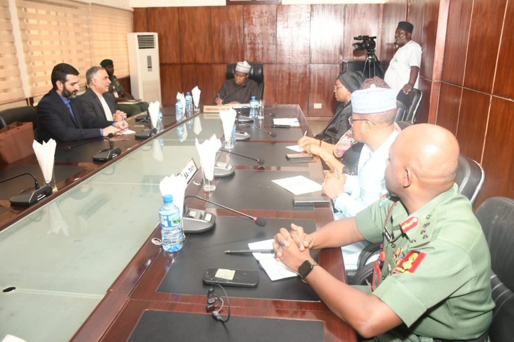 General Magashi Hosts Iranian Envoy
