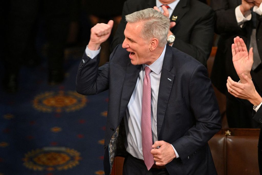 New US Speaker, Kevin McCarthy