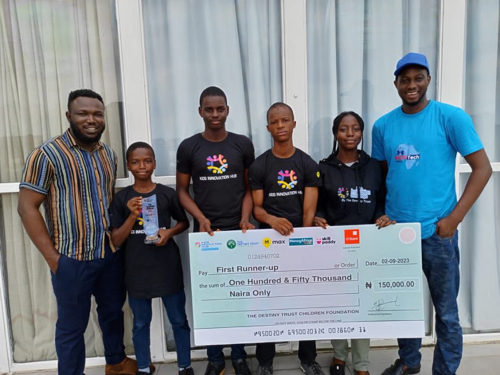 Cradlecare Africa Emerges 1st Runners-Up at Kids Innovation Challenge 2023