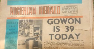 First edition of Herald Newspaper