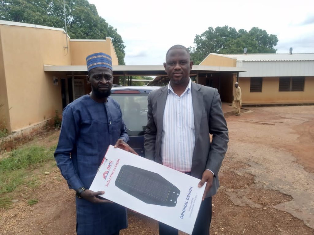 Abdulrasheed Akogun Donates Solar Street Lights to Oke-Ode Specialist Hospital