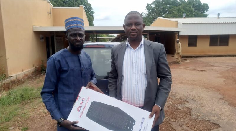 Abdulrasheed Akogun Donates Solar Street Lights to Oke-Ode Specialist Hospital