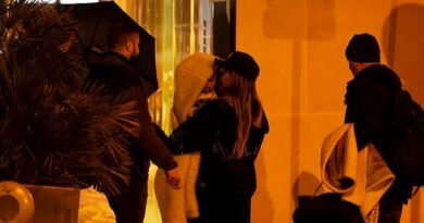 Rihanna and family in Paris