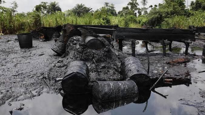 NSCDC Uncovers Massive Illegal Refinery in Rivers, Nabs Suspects