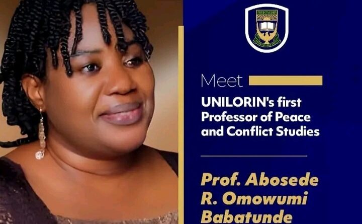 Meet UNILORIN'S First Professor of Peace and Conflict Studies, Prof. Abosede R. Omowumi Babatunde