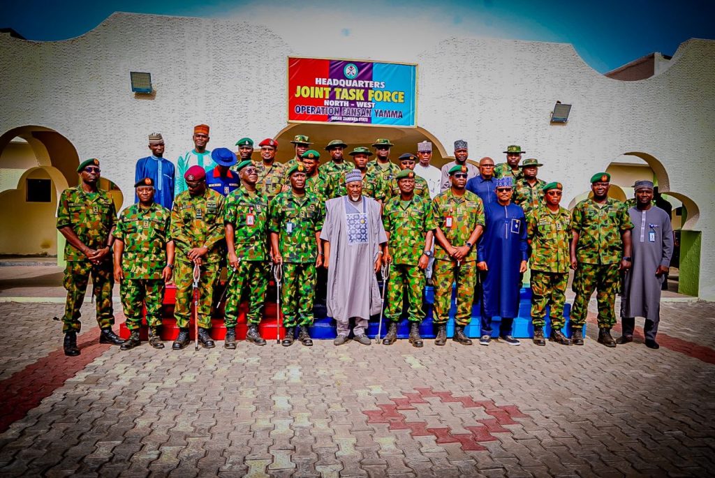 Tinubu Charges Nigerian Troops to End Insecurity in North-West