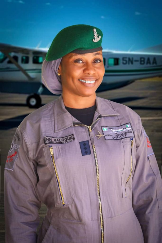 Nafisat Balogun Becomes First Female Pilot in Nigeria Customs