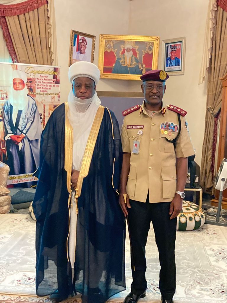 Sultan of Sokoto and FRSC Boss