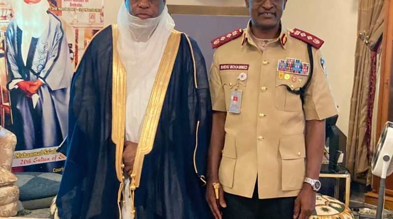 Sultan of Sokoto and FRSC Boss