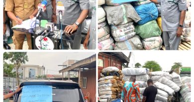 Customs FOU Zone 'A' Seizes N1.7bn Worth of Contraband
