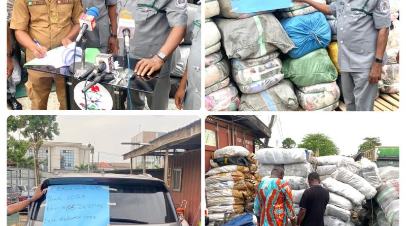 Customs FOU Zone 'A' Seizes N1.7bn Worth of Contraband