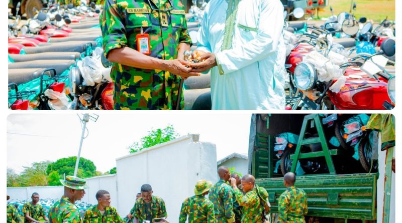 Kwara Govt Donates 150 Motorcycles to Nigerian Army to Boost Security