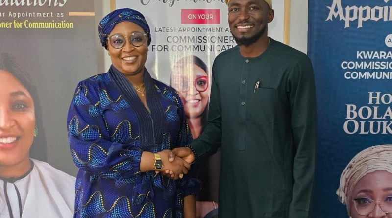 KWASAA: Adeyeye Assumes Office, Meets Kwara Commissioner for Communications