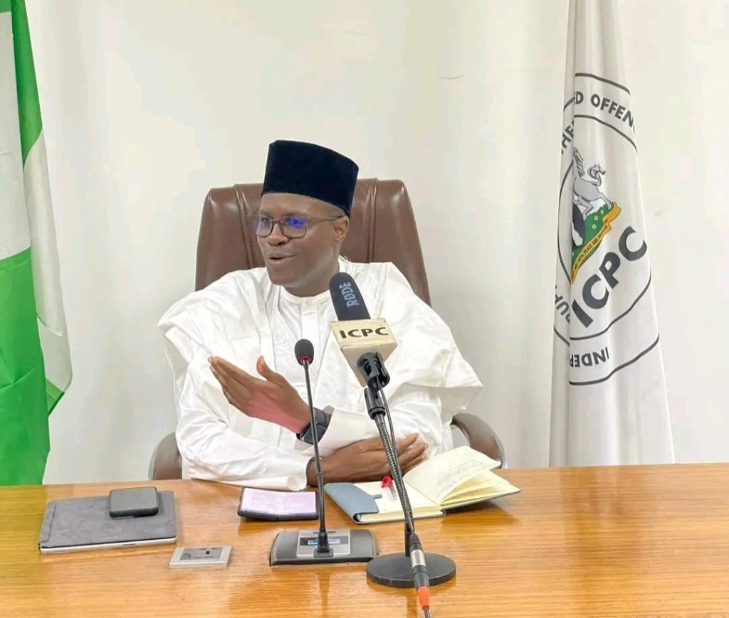 ICPC Chairman, Dr. Musa Adamu Aliyu, SAN