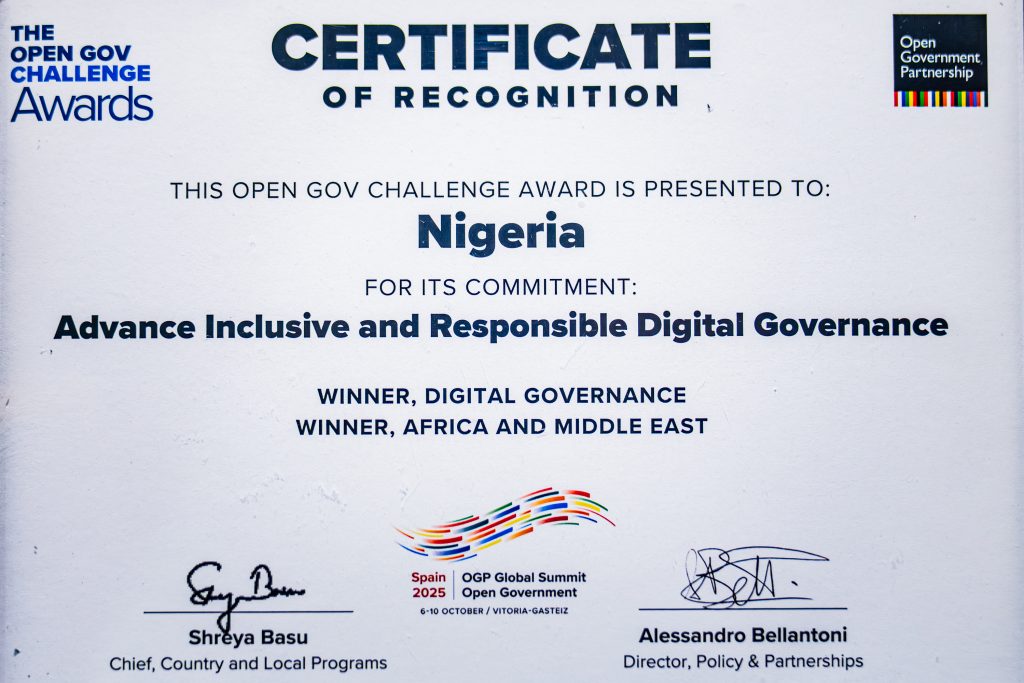 OGP: Nigeria Emerges Global Leader in Open Digital Governance