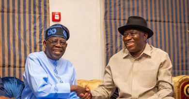 President Bola Ahmed Tinubu with Former President Goodluck Jonathan
