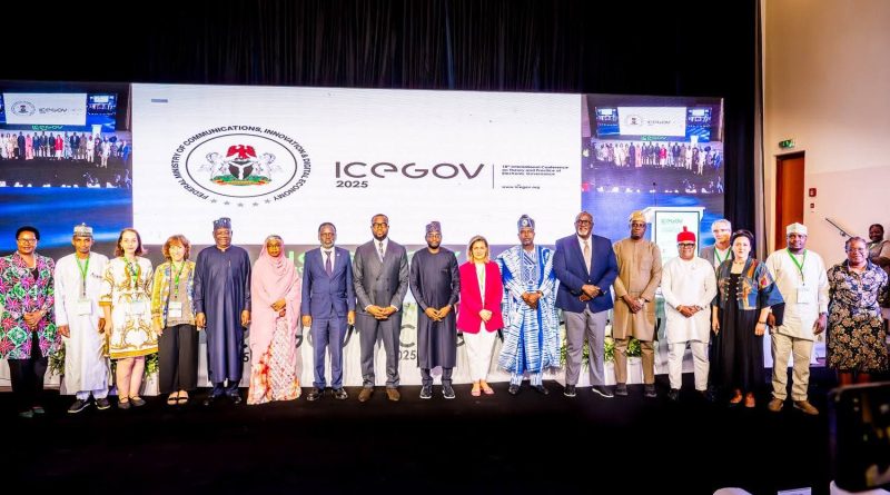 ICEGOV 2025: Nigeria Leads Africa’s Drive for Good Governance Through Technology