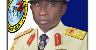 Chief of the Naval Staff, Vice Admiral Idi Abbas (Admiralty Medal)