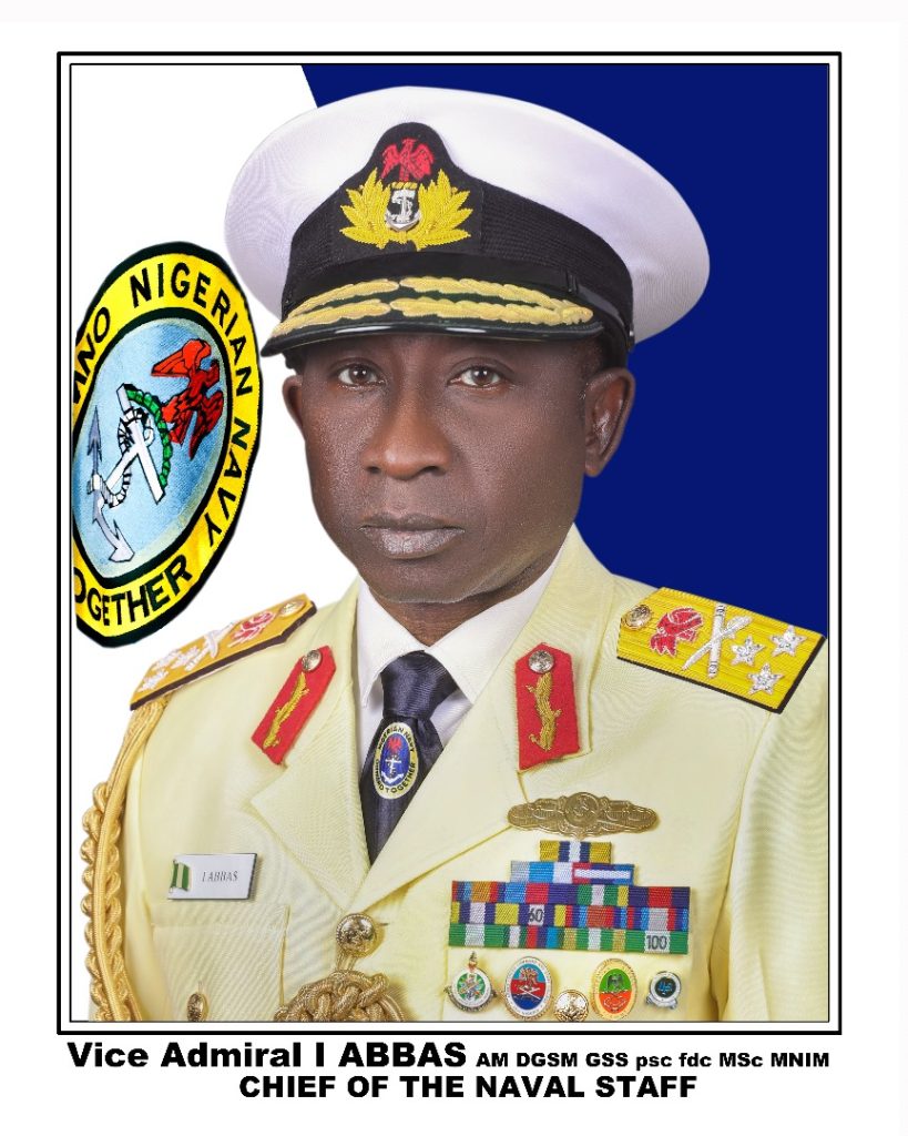 Chief of the Naval Staff, Vice Admiral Idi Abbas (Admiralty Medal)
