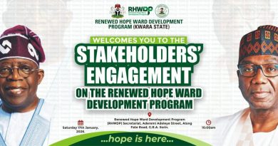 Kwara to Consult Stakeholders on Ward Development Programme