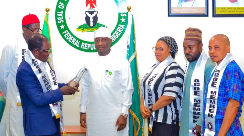Ehindero Pledges Partnership With ACOE, Describes Media as Development Partner