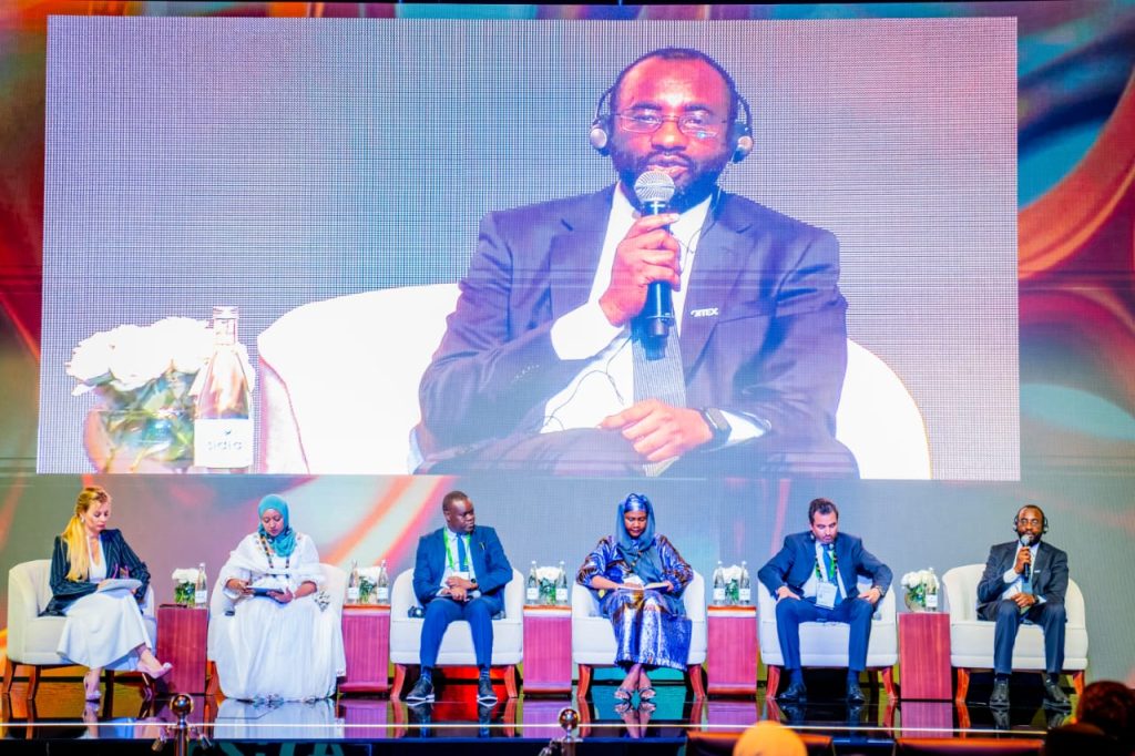 The Director General of the National Information Technology Development Agency (NITDA), Kashifu Inuwa speaking at a panel session on Cyber Resilience at the Ongoing GITEX Africa 2026 in Morocco.