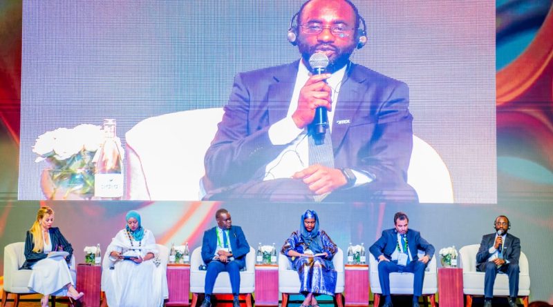 The Director General of the National Information Technology Development Agency (NITDA), Kashifu Inuwa speaking at a panel session on Cyber Resilience at the Ongoing GITEX Africa 2026 in Morocco.