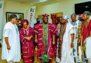 Alaafin, Other Monarchs Visit APC Gov Aspirant Araba in Ilorin