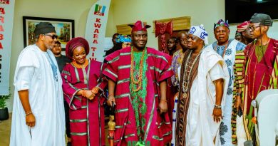 Alaafin, Other Monarchs Visit APC Gov Aspirant Araba in Ilorin